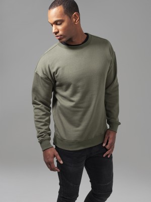 Мъжка изчистена блуза в тъмнозелено Urban Classics