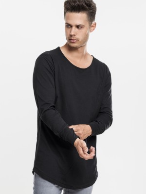 Мъжка изчистена черна блуза Urban Classics