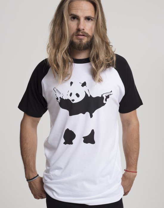 Мъжка тениска Merchcode Banksy Panda blk, MERCHCODE, Тениски - Complex.bg