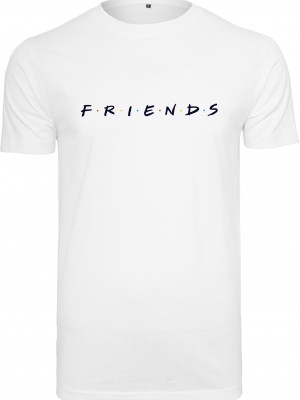 Мъжка тениска Merchcode Friends Logo в бял цвят Мъжка тениска Merchcode Friends Logo в бял цвят