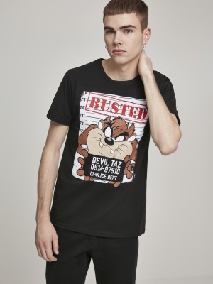 Мъжка тениска Merchcode  Taz в черен цвят Мъжка тениска Merchcode  Taz в черен цвят