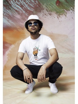 Мъжка тениска Mister Tee Bear Money в бял цвят