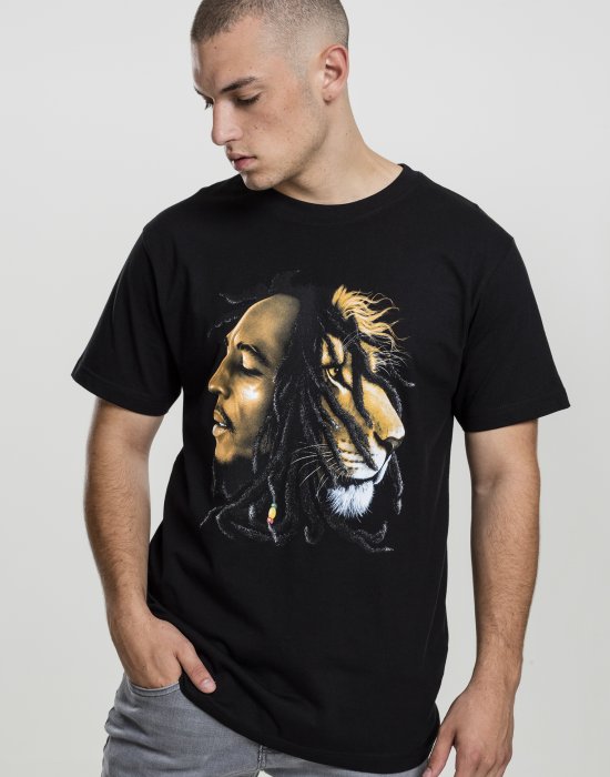 Мъжка тениска Mister Tee Bob Marley Lion Face, Mister Tee, Тениски - Complex.bg