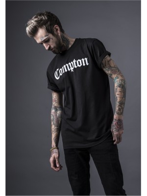 Мъжка тениска Mister Tee Compton черен цвят