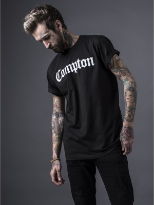Мъжка тениска Mister Tee Compton черен цвят Мъжка тениска Mister Tee Compton черен цвят