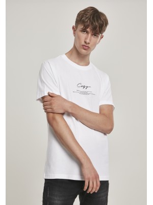 Мъжка тениска Mister Tee Cozy в бял цвят