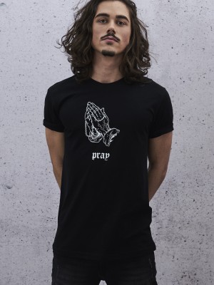 Мъжка тениска Mister Tee Dark Pray