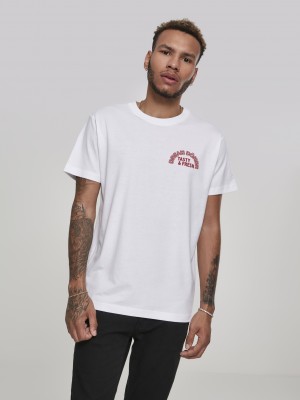 Мъжка тениска Mister Tee Dream Kebab в бял цвят