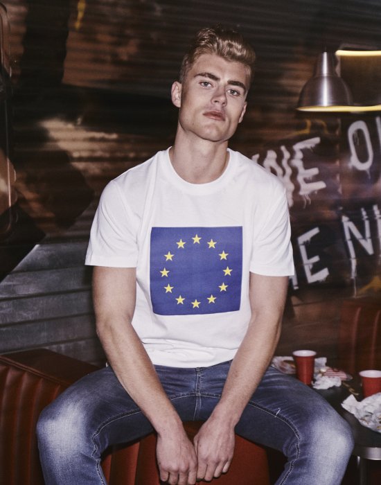 Мъжка тениска Mister Tee Europe в бял цвят, Mister Tee, Тениски - Complex.bg