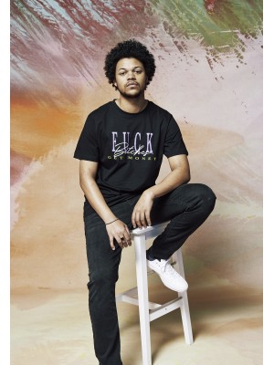 Мъжка тениска Mister Tee FB Get Money в черен цвят