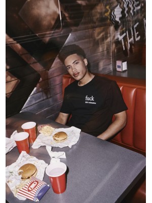 Мъжка тениска Mister Tee FCK в черен цвят