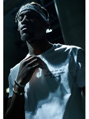 Мъжка тениска Mister Tee Im Sorry в бял цвят