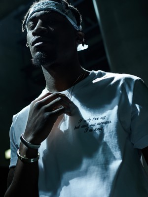 Мъжка тениска Mister Tee Im Sorry в бял цвят