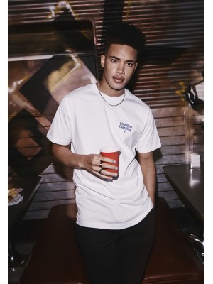 Мъжка тениска Mister Tee Mobamba в бял цвят