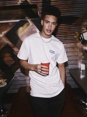 Мъжка тениска Mister Tee Mobamba в бял цвят Мъжка тениска Mister Tee Mobamba в бял цвят