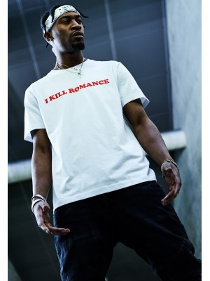 Мъжка тениска Mister Tee Romance в бял цвят
