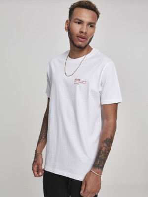 Мъжка тениска Mister Tee That Noise в бял цвят