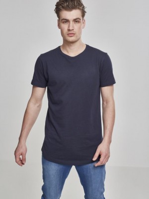 Мъжка тениска Urban Classics Shaped navy