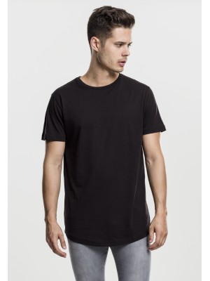 Мъжка тениска Urban Classics Shaped в черен цвят