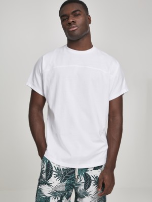 Мъжка тениска Urban Classics в бял цвят
