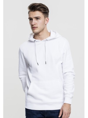 Мъжки изчистен бял суичър Urban Classics