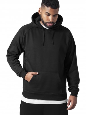 Мъжки изчистен черен суичър Urban Classics Black TB014