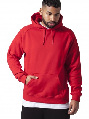 Мъжки изчистен червен суичър Urban Classics red TB014