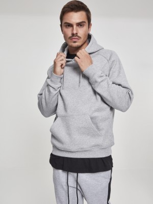 Мъжки изчистен сив суичър Urban Classics grey TB014