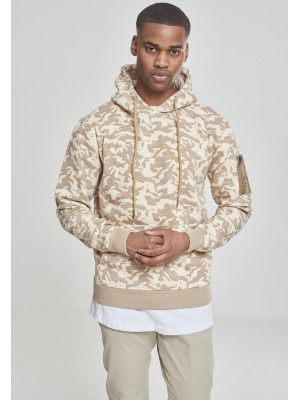 Мъжки камуфлажен суичър Urban Classics beige camo