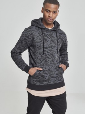 Мъжки камуфлажен суичър Urban Classics dark camo
