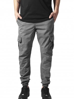 Мъжки карго панталон в тъмносив цвят Urban Classics Cargo 