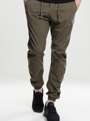 Мъжки панталон в тъмнозелени Jogging Urban Classics