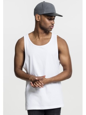 Мъжки потник Urban Classics в бял цвят