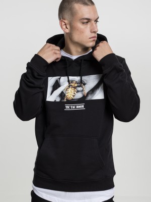 Мъжки суичър Mister Tee Boom Hoody в черен цвят