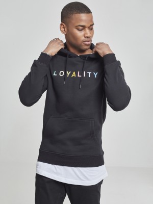 Мъжки суичър Mister Tee Loyality Hoody в черен цвят