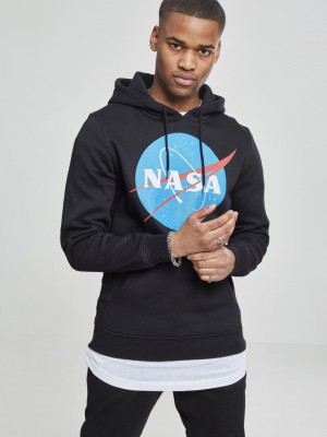 Мъжки суичър Mister Tee NASA в черен цвят