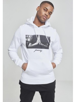 Мъжки суичър Mister Tee Pray в бял цвят