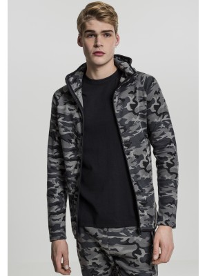 Мъжки суичър с цип Urban Classics wood camo