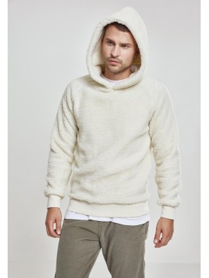 Мъжки суичър Urban Classics Sherpa в бежов цвят