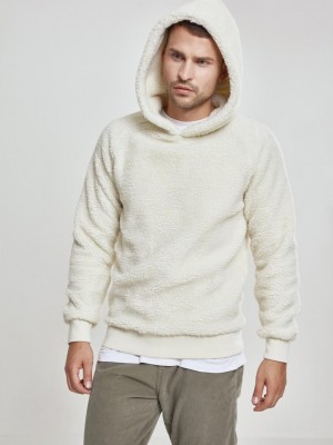 Мъжки суичър Urban Classics Sherpa в бежов цвят