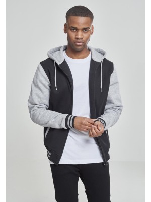 Мъжки суичър Urban Classics в сиво и черно