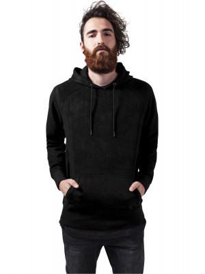 Мъжки велурен суичър в черен цвят Urban Classics