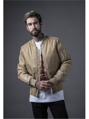 Мъжко бежово яке тип бомбър Urban Classics beige