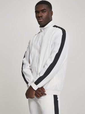 Мъжко бяло горнище Urban Classics wht/blk Мъжко бяло горнище Urban Classics wht/blk
