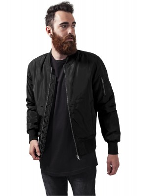Мъжко черно яке тип бомбър Urban Classics blk/blk
