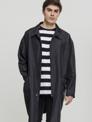 Мъжко дълго яке Urban Classics в черен цвят