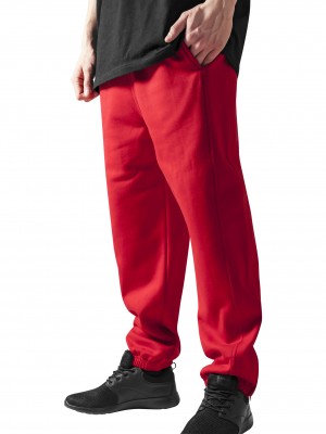 Мъжко изчистено долнище в червен цвят Urban Classics TB014B Мъжко изчистено долнище в червен цвят Urban Classics TB014B
