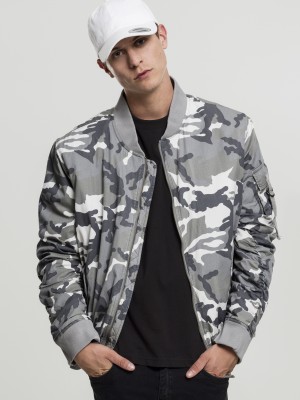Мъжко камуфлажно яке тип бомбър Urban Classics snow camo