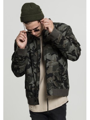 Мъжко камуфлажно яке тип бомбър Urban Classics wood camo
