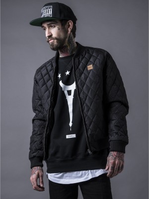 Мъжко пролетно-есенно яке Urban Classics в черен цвят